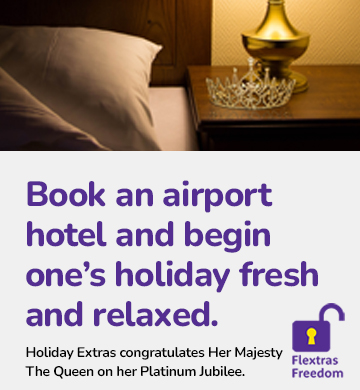airport hotels queen's platinum jubilee campaign - book an airport hotel and begin one's holiday fresh and relaxed
